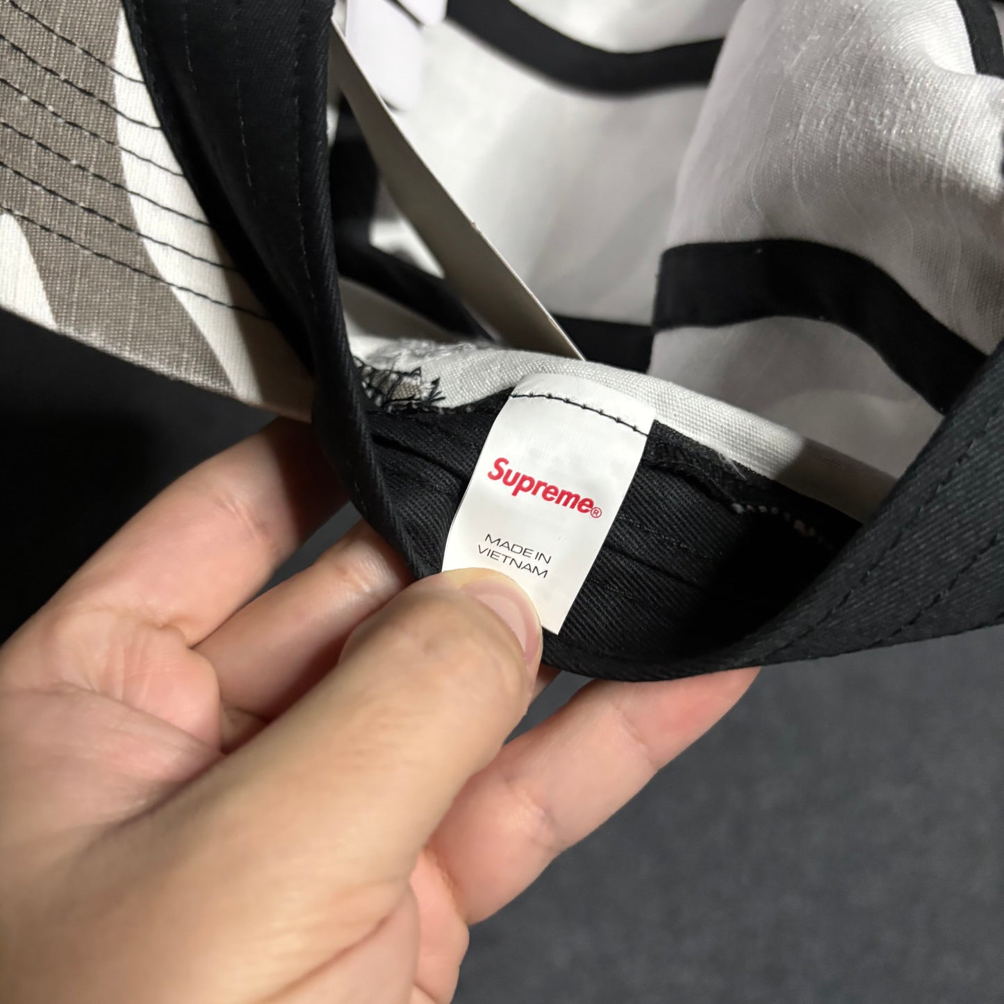 Supreme military camp cap snow camo