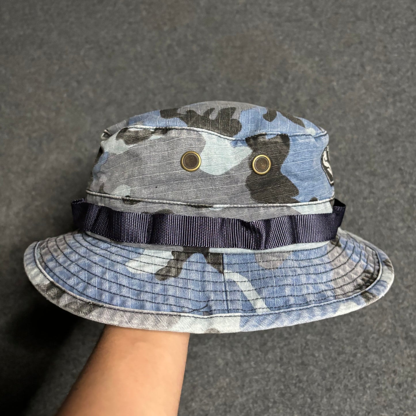 Supreme military boonie blue camo
