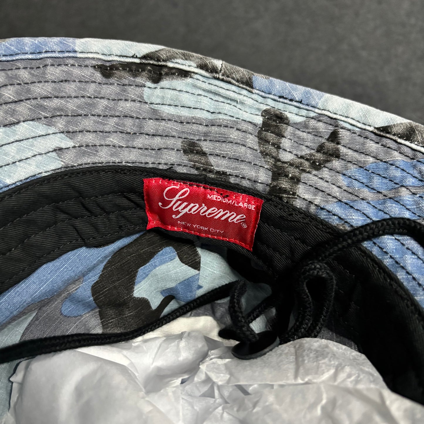 Supreme military boonie blue camo