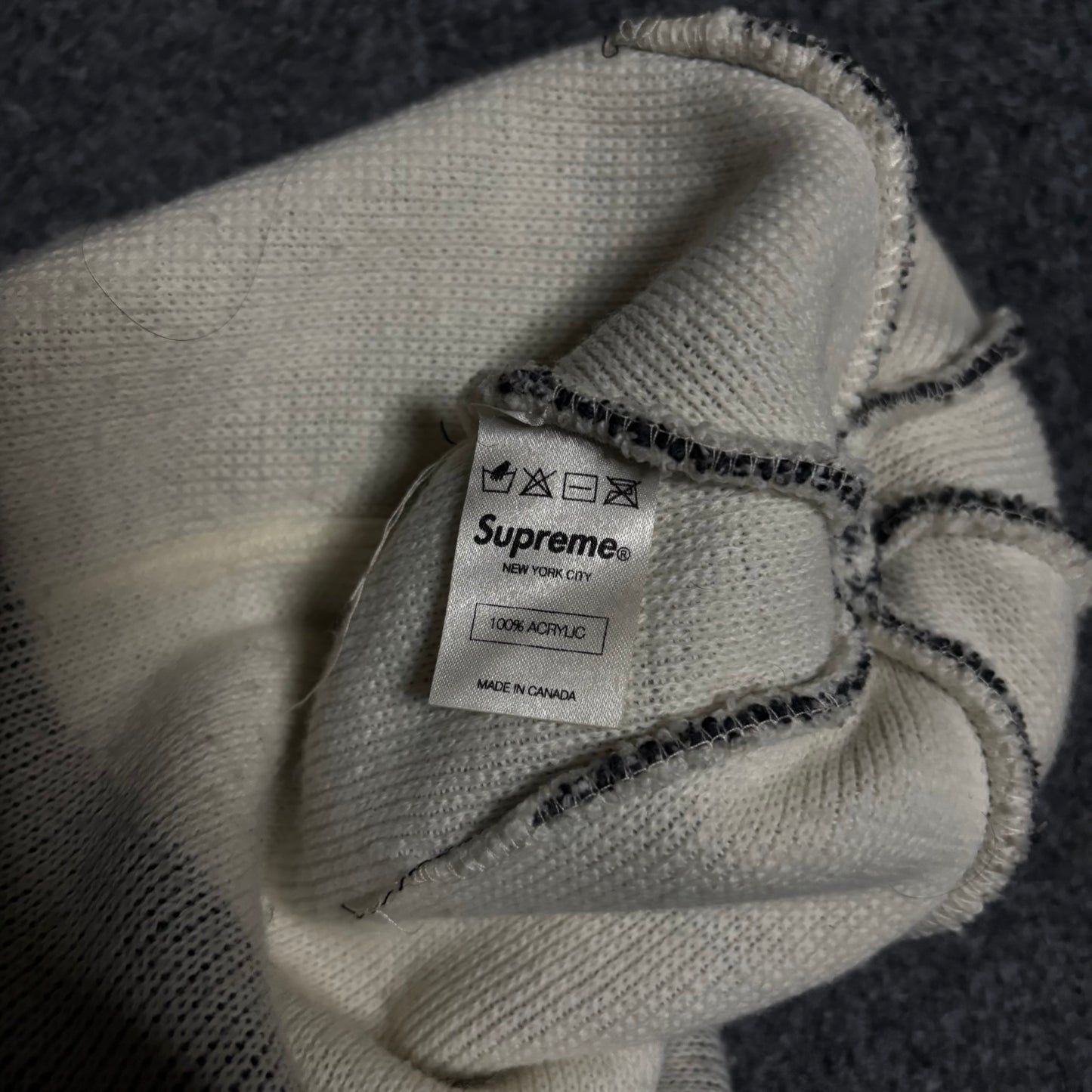 Supreme snow digi camo beanie vintage