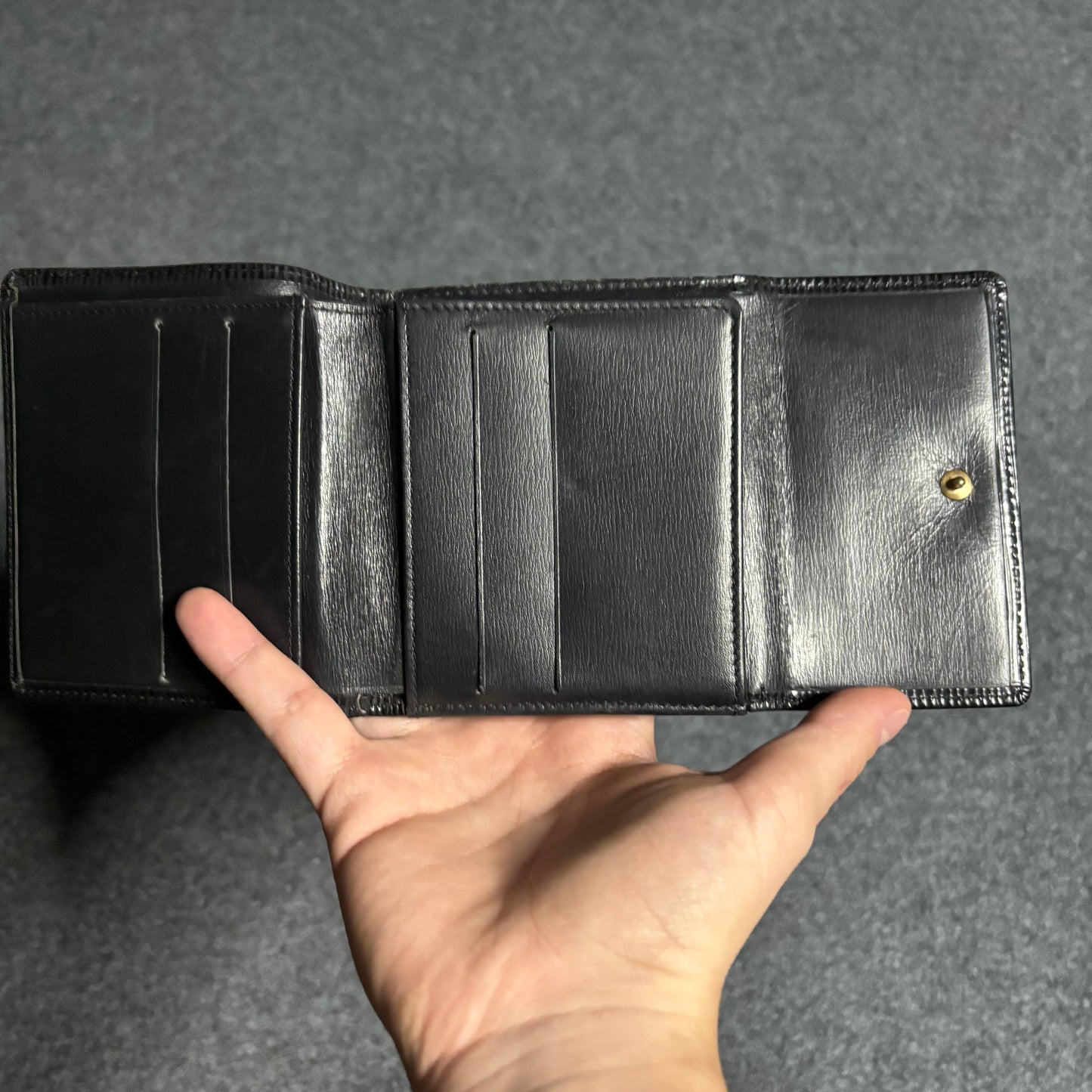 Louis Vuitton epi bifold wallet black