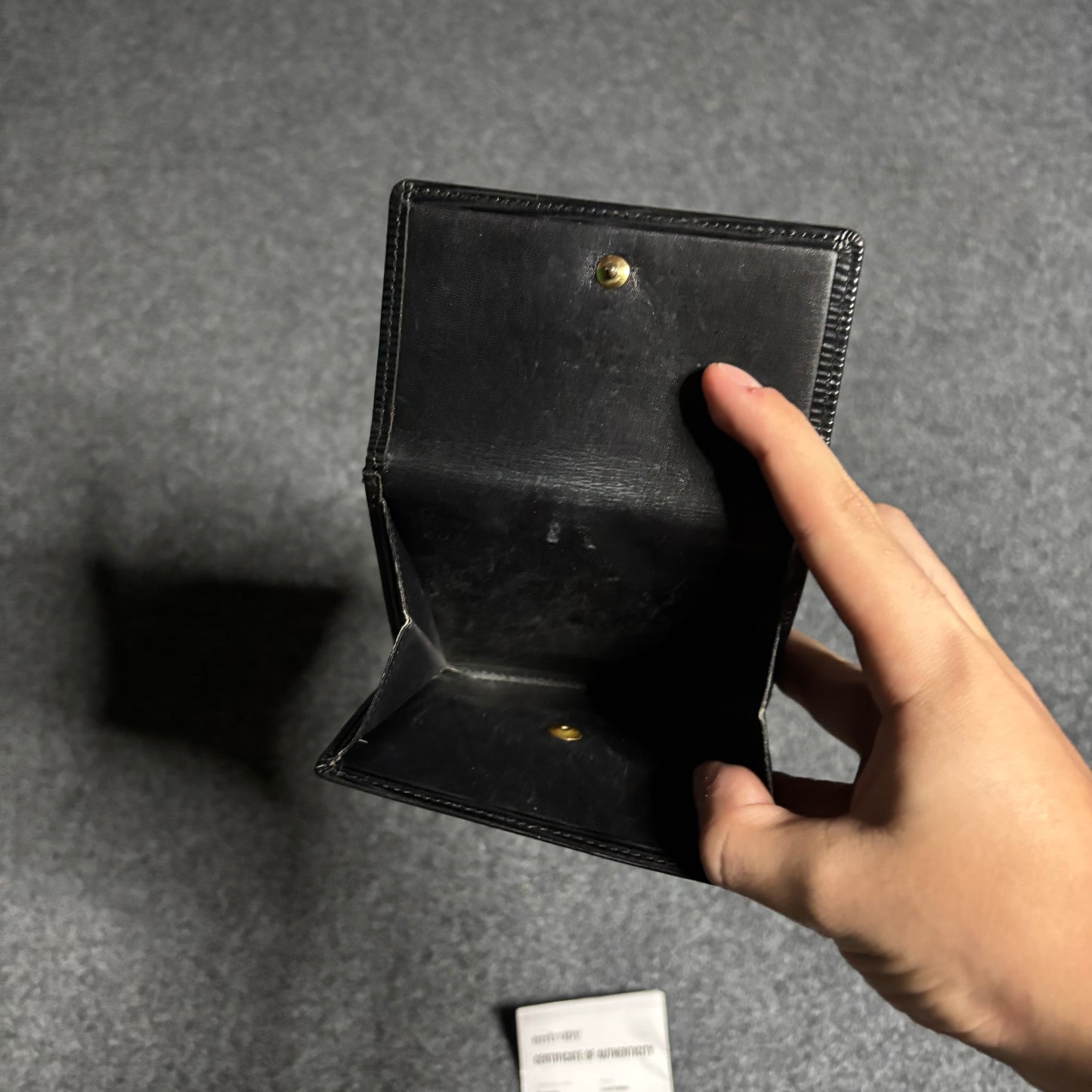 Louis Vuitton epi bifold wallet black