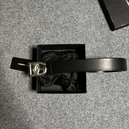 Dolce & Gabanna logo leather belt