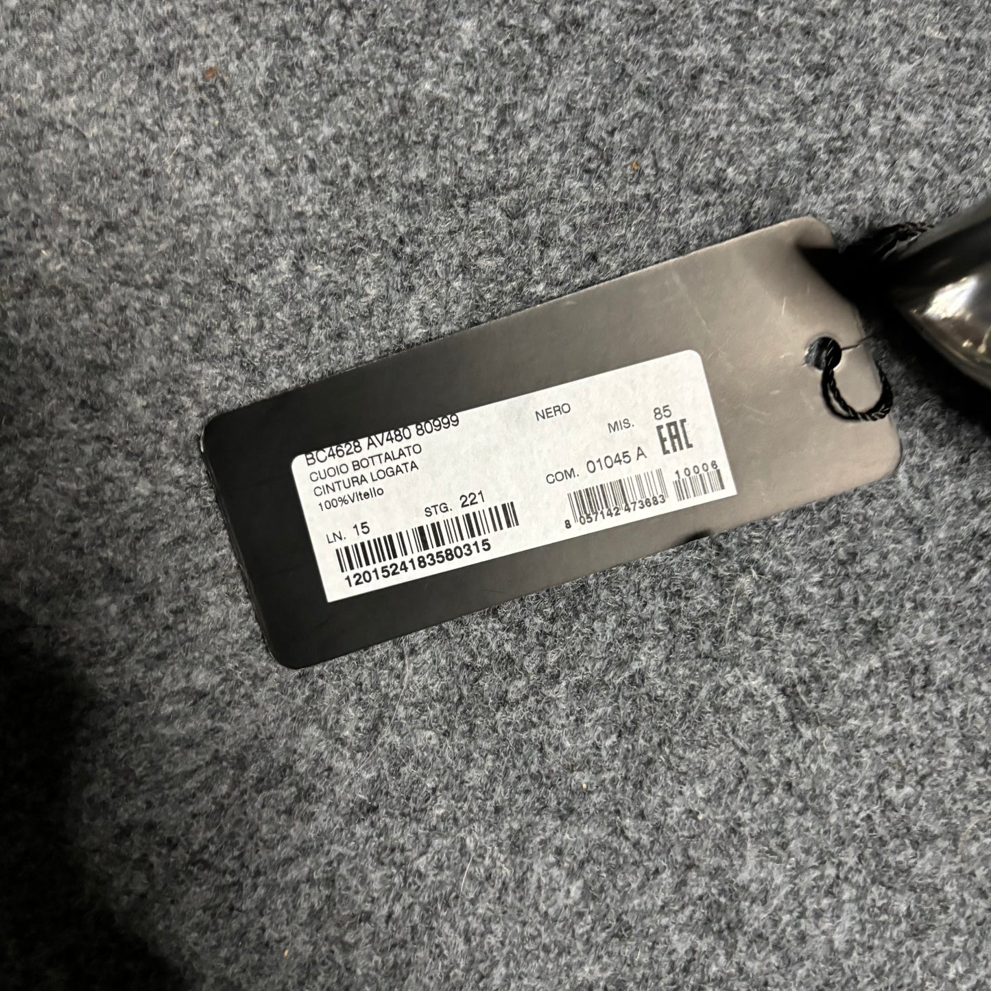 Dolce & Gabanna logo leather belt