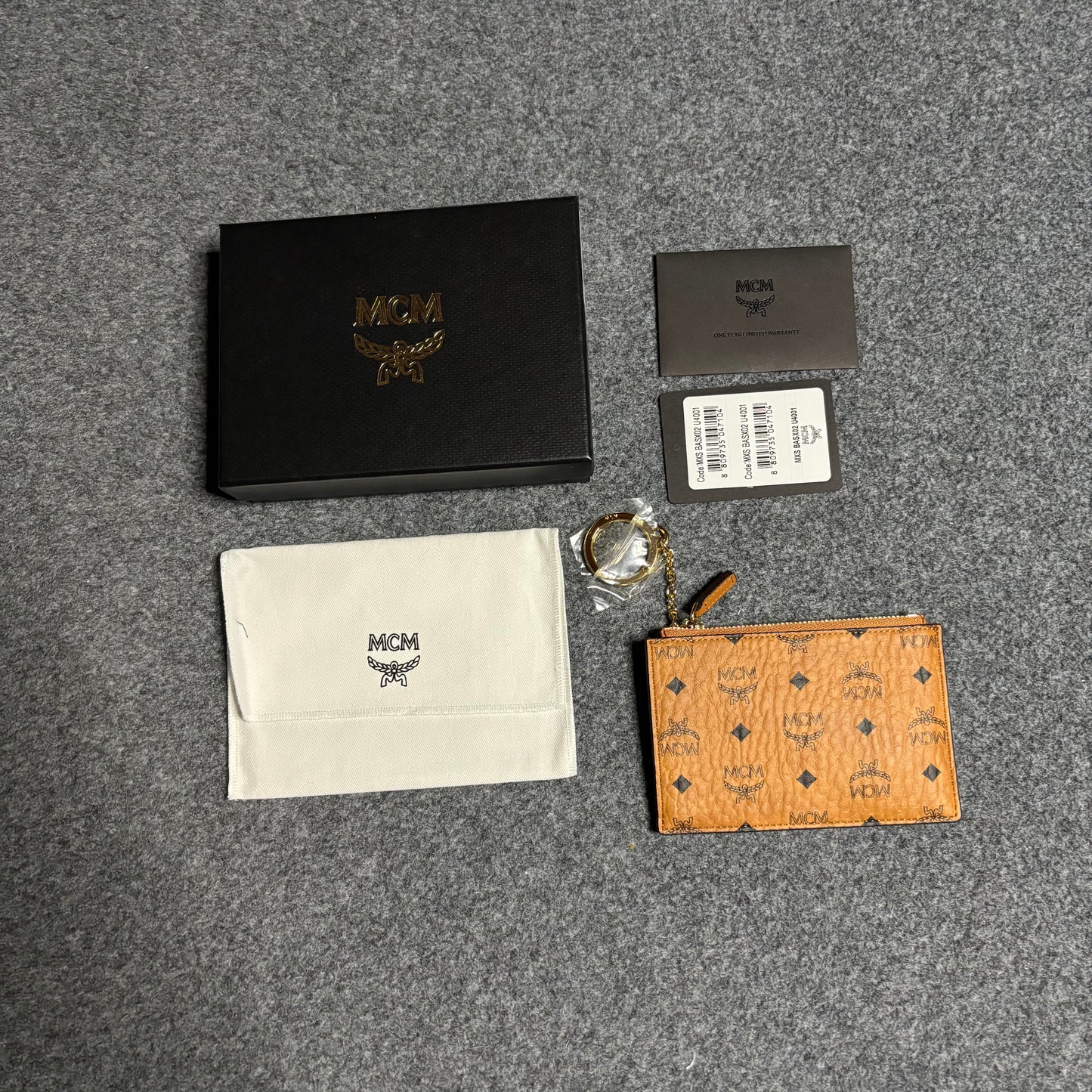 MCM key chain pouch