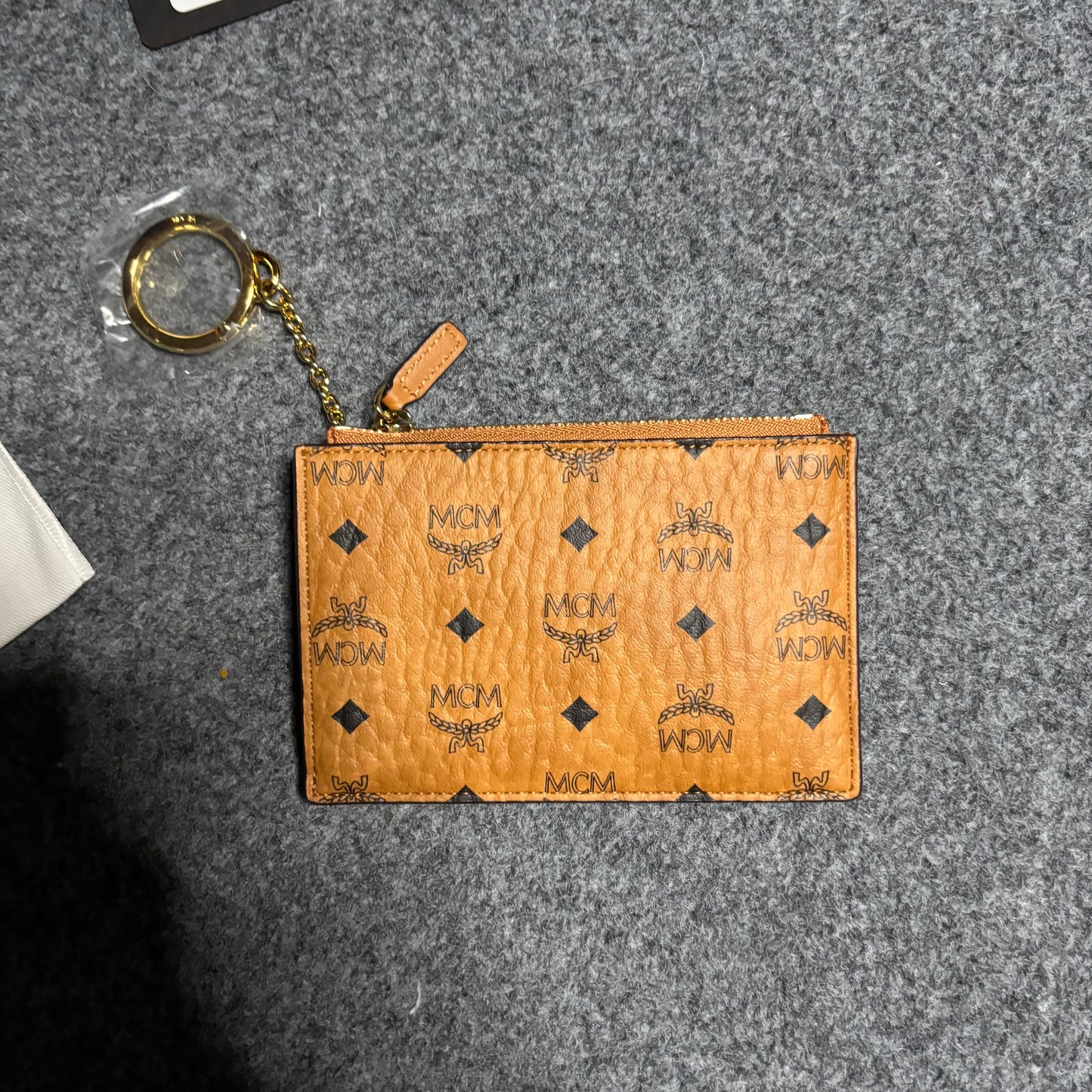 MCM key chain pouch