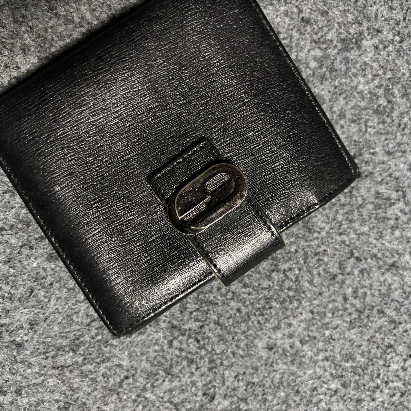 Gucci Tom Ford GG black leather bifold wallet