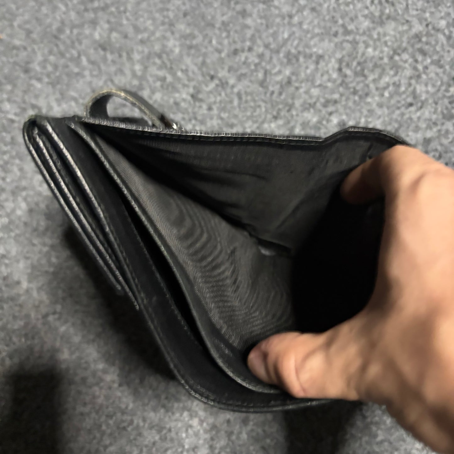 Gucci Tom Ford GG black leather bifold wallet