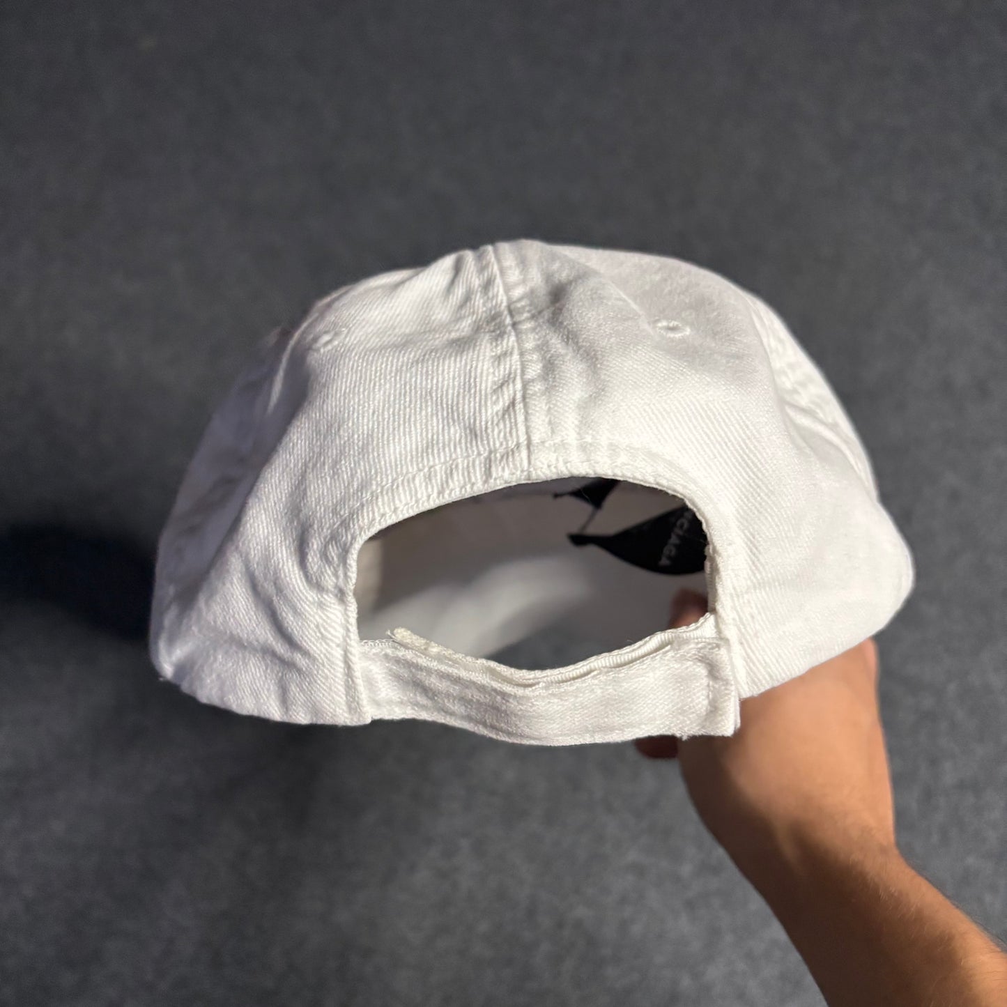 Balenciaga logo cap white