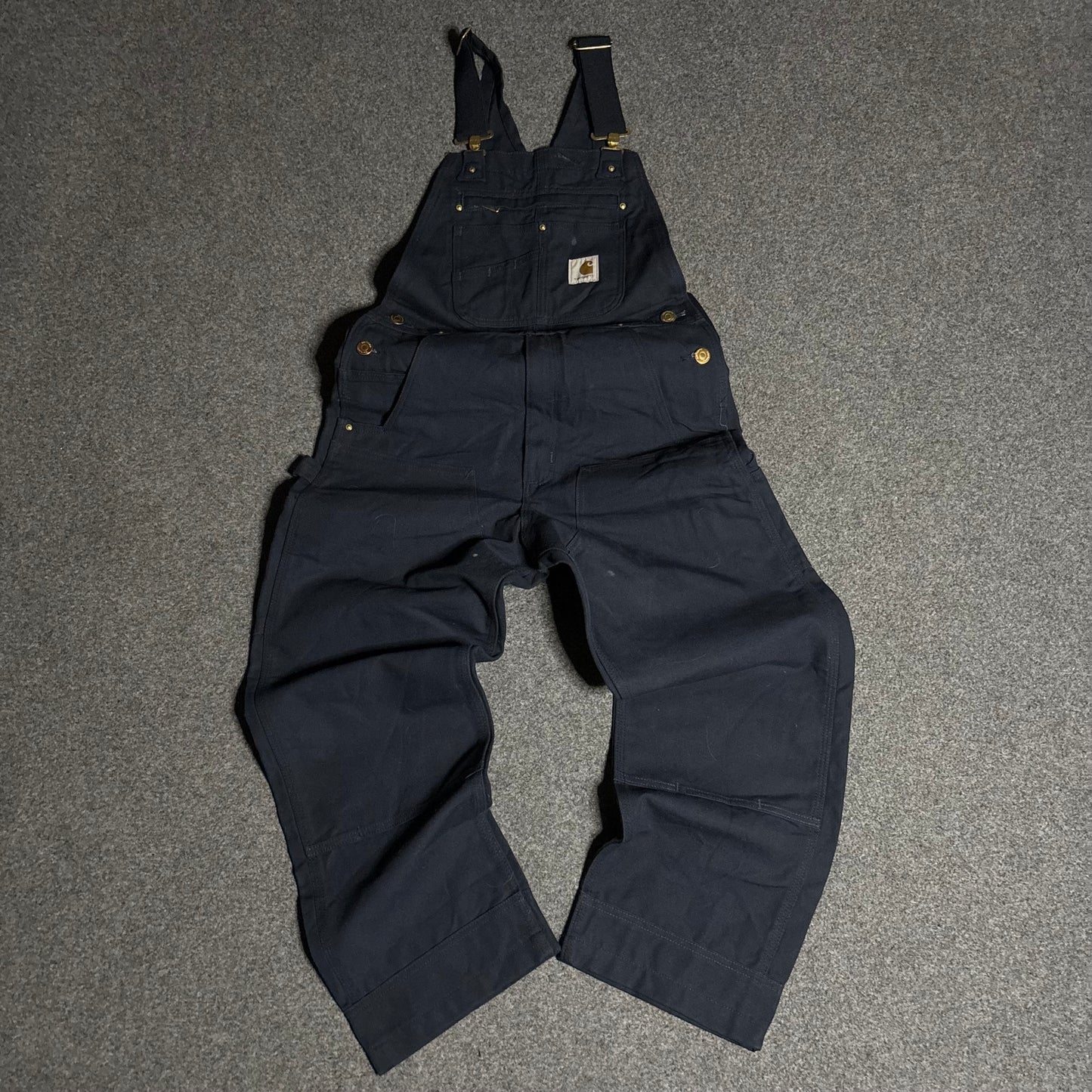 Carhartt double knee overall navy