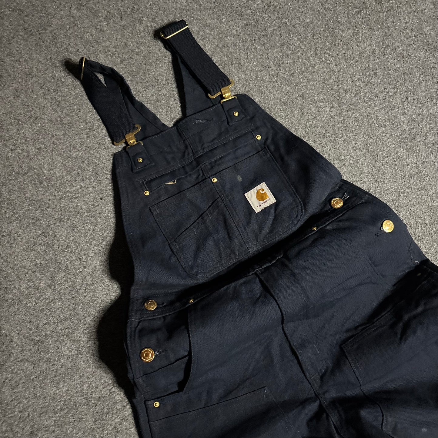 Carhartt double knee overall navy
