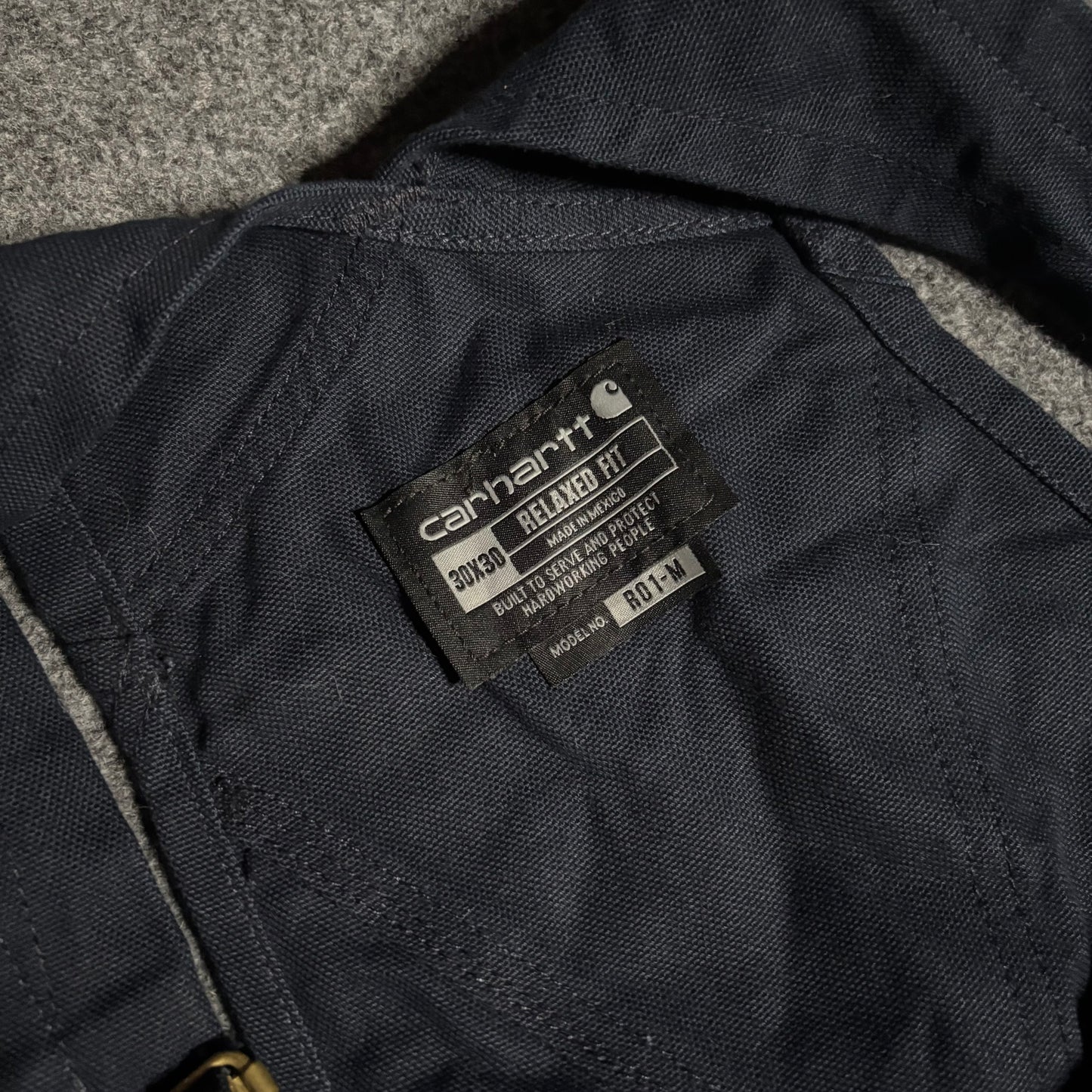 Carhartt double knee overall navy