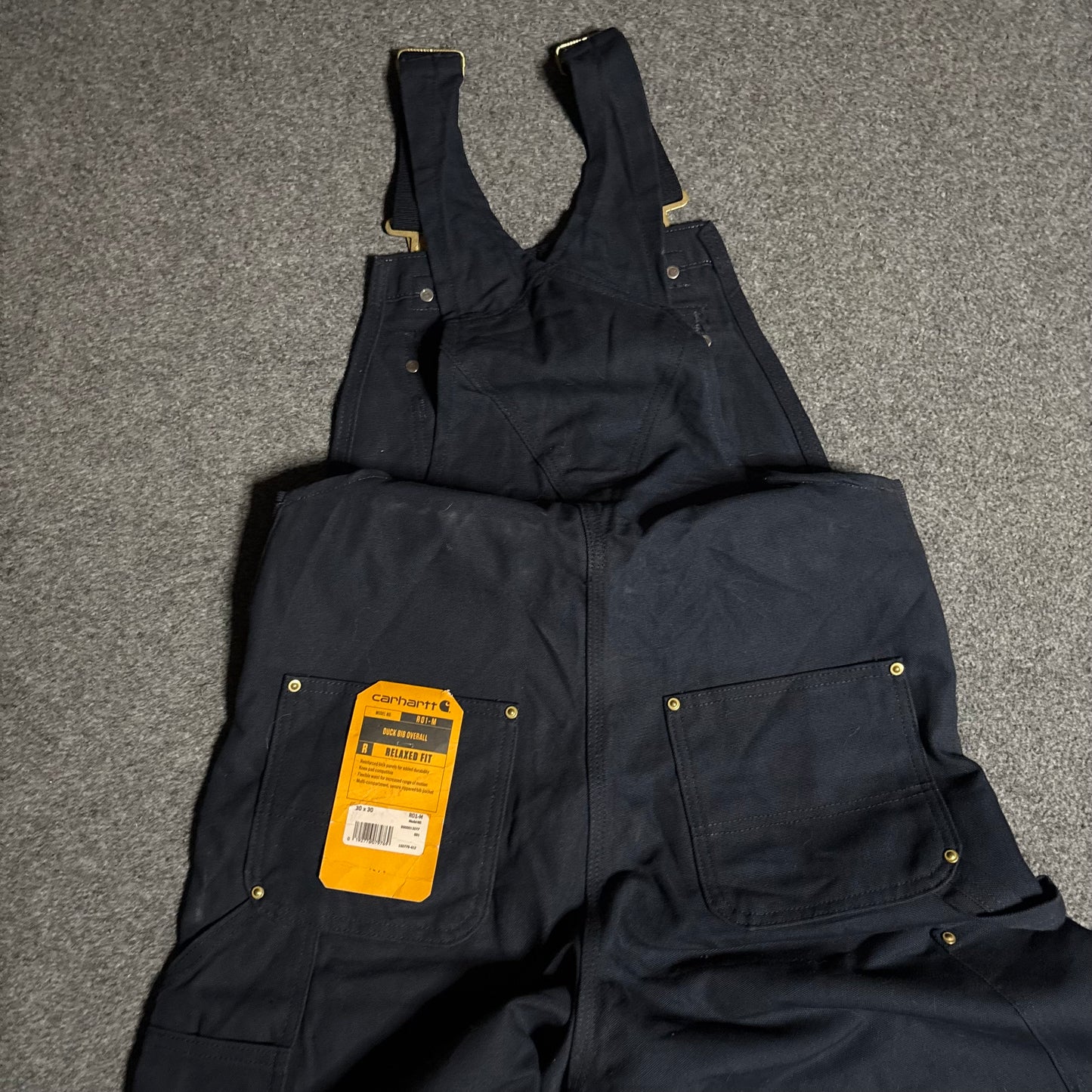 Carhartt double knee overall navy