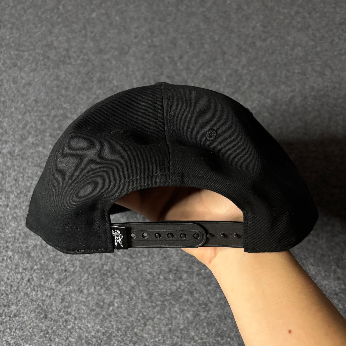 Billionaire boys club script logo hat black