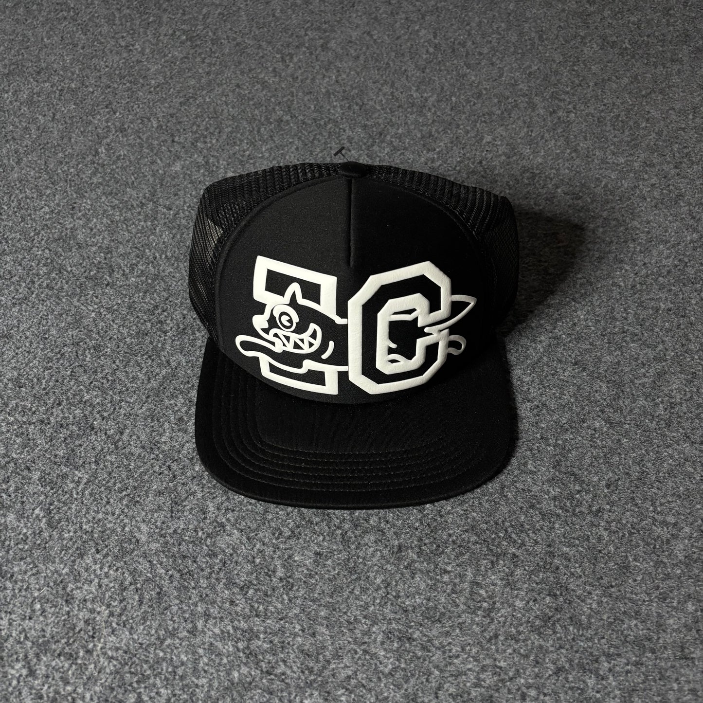 Ice Cream eye see trucker hat black