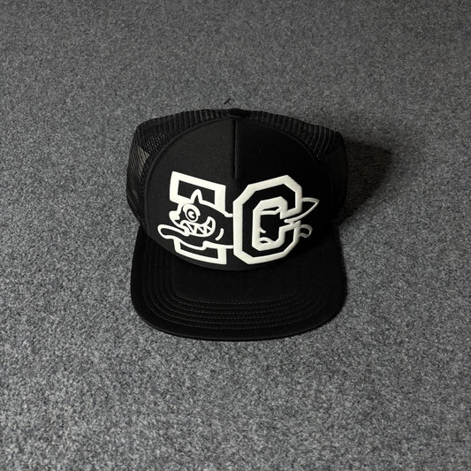 Ice Cream eye see trucker hat black