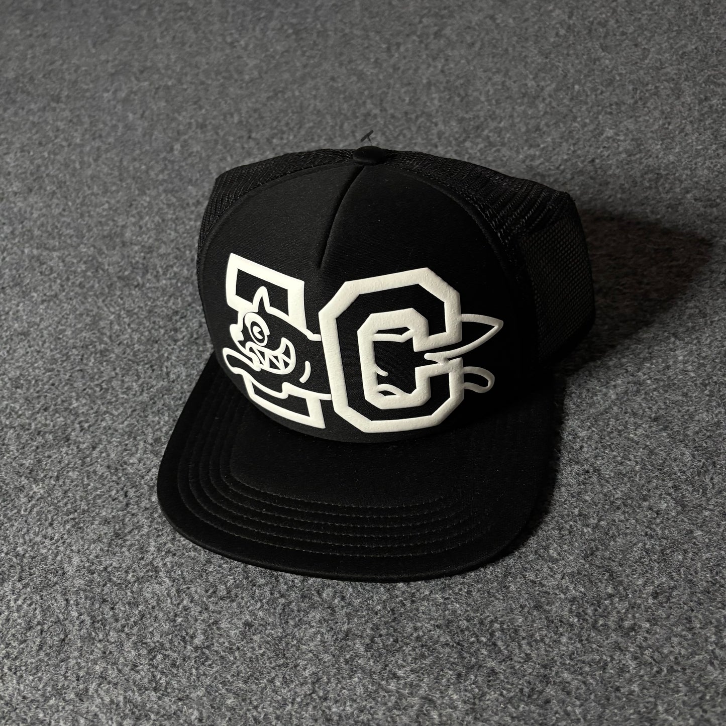 Ice Cream eye see trucker hat black