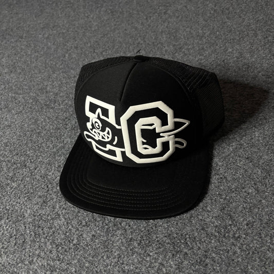 Ice Cream eye see trucker hat black