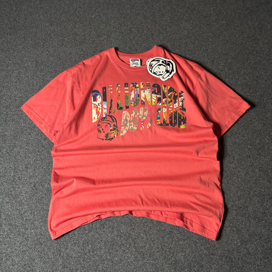 Billionaire Boys Club curve collage tee rose