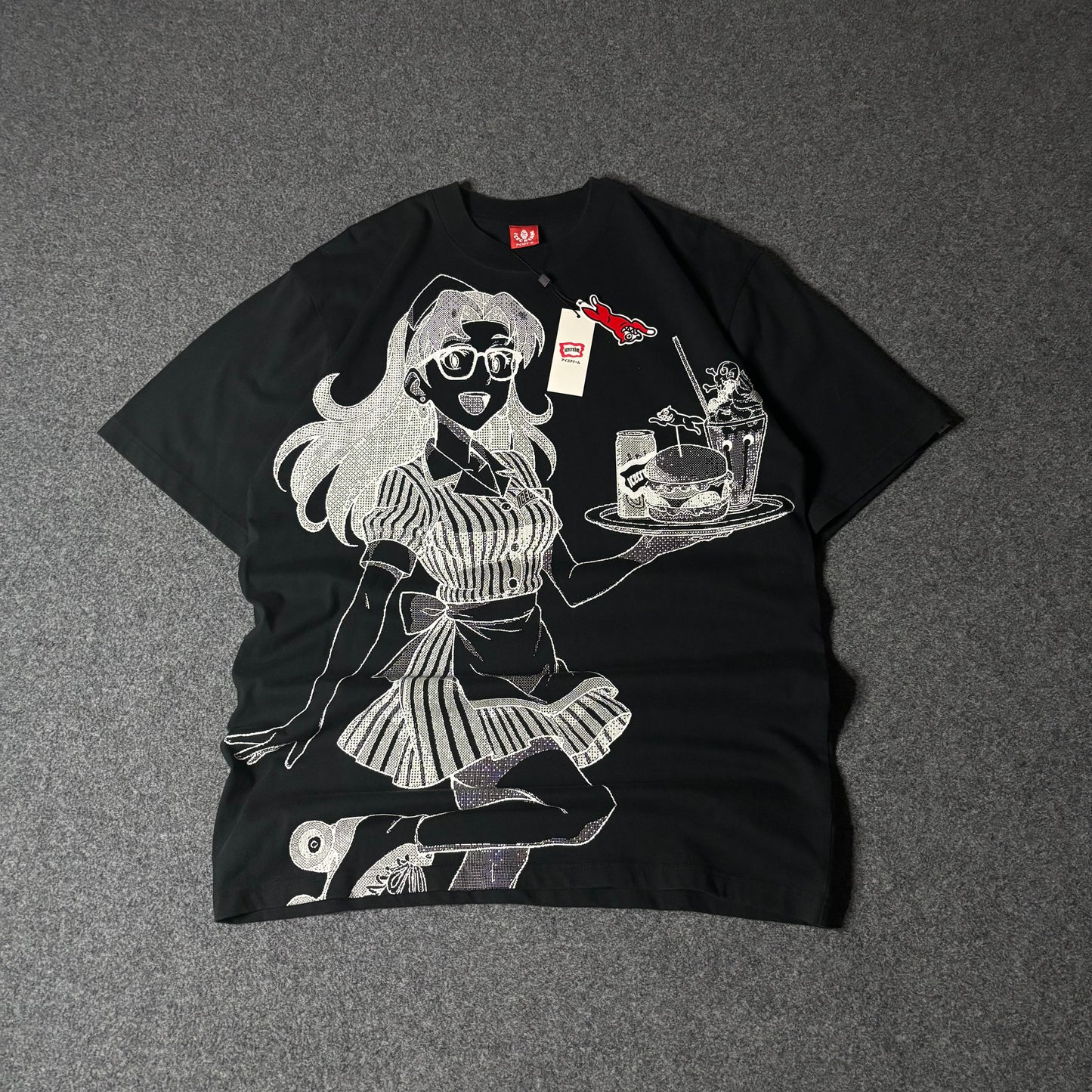 Ice Cream Order Up tee black