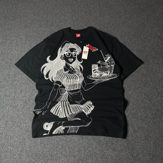 Ice Cream Order Up tee black