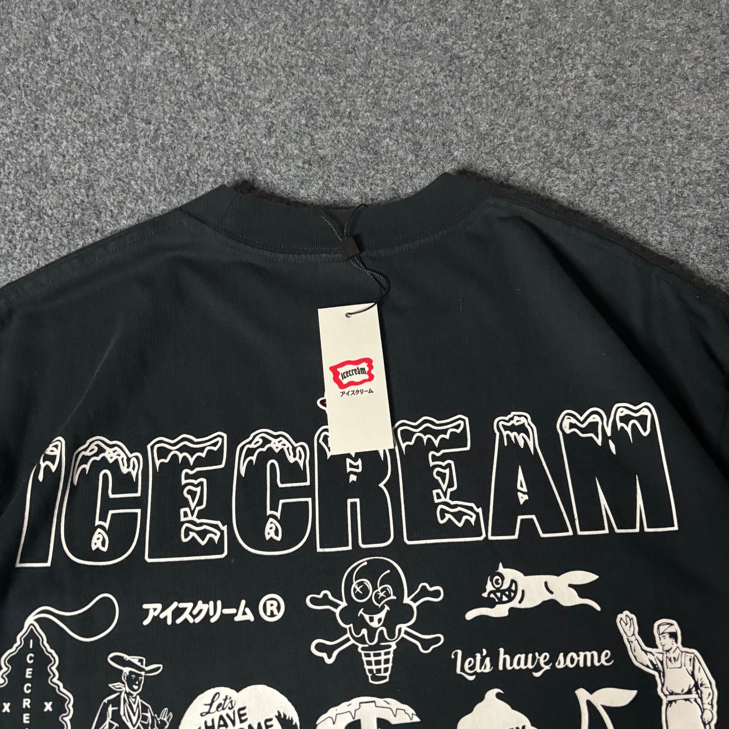 Ice Cream Order Up tee black