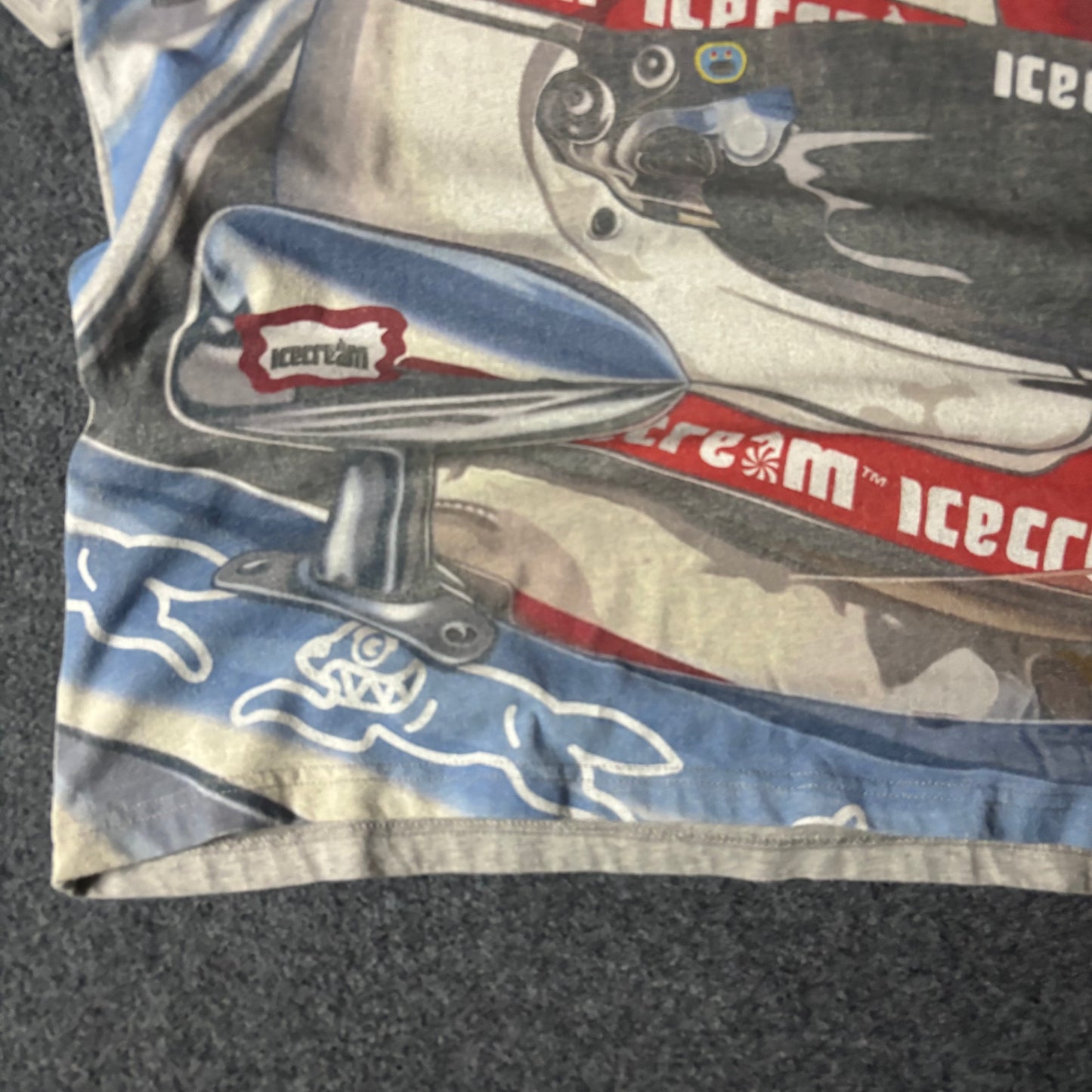 Ice Cream sponsor ss knit racing tee
