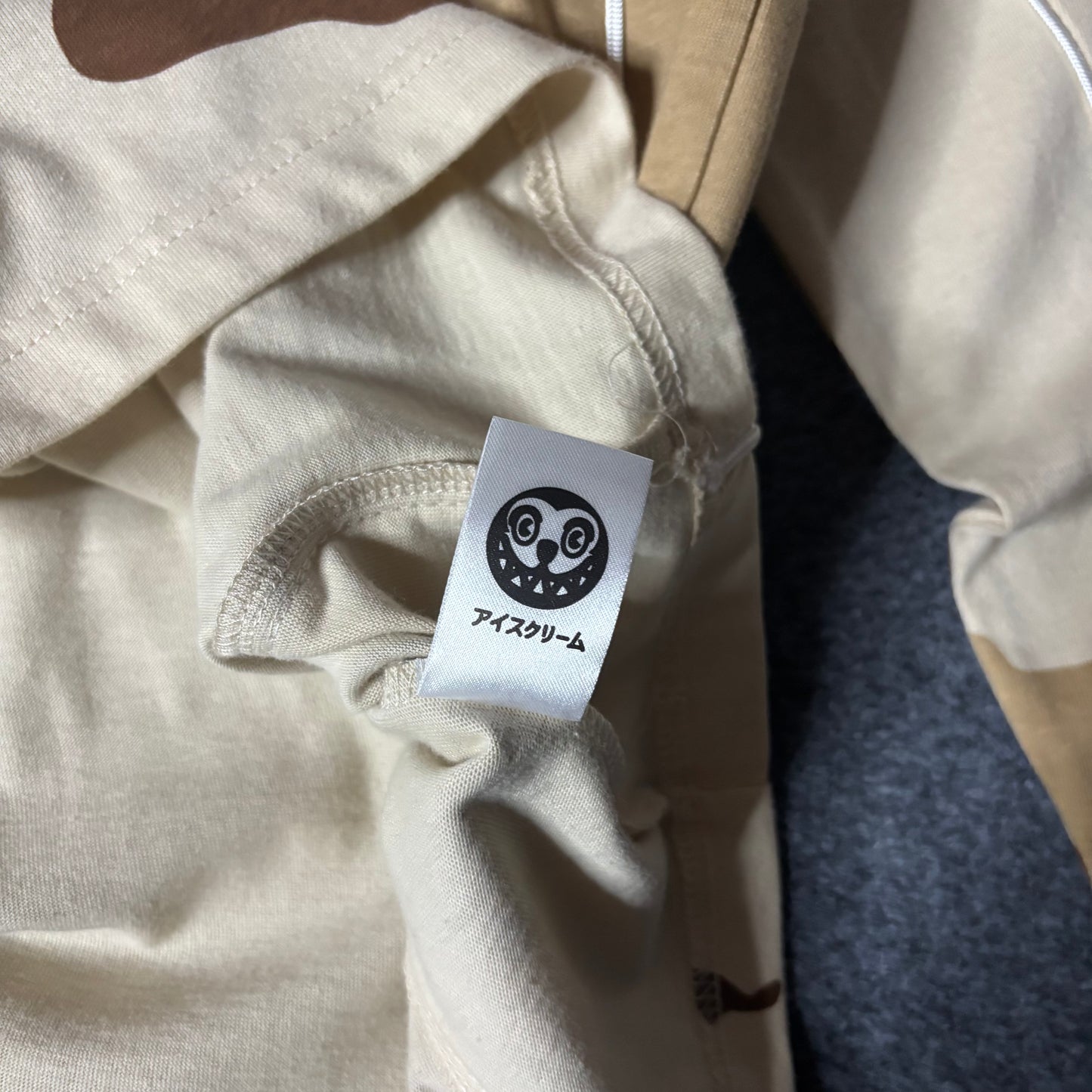 Ice Cream hello motto ls desert camo shirt