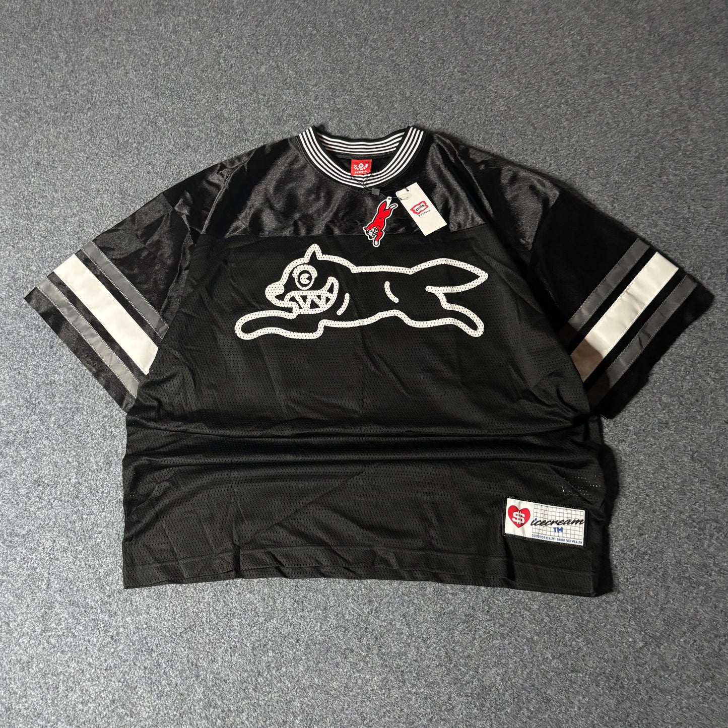 Ice Cream running dog for us black jersey