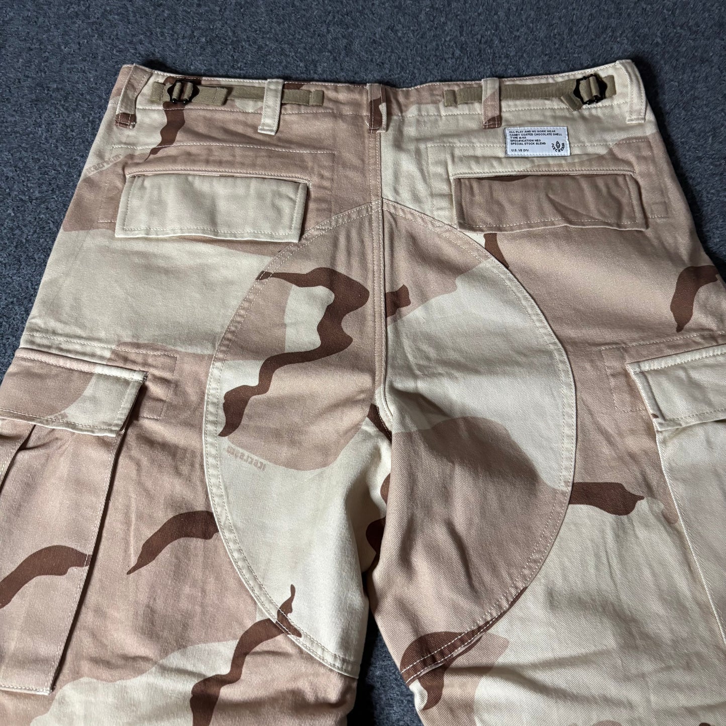 Ice Cream running dog desert camo cargo pant
