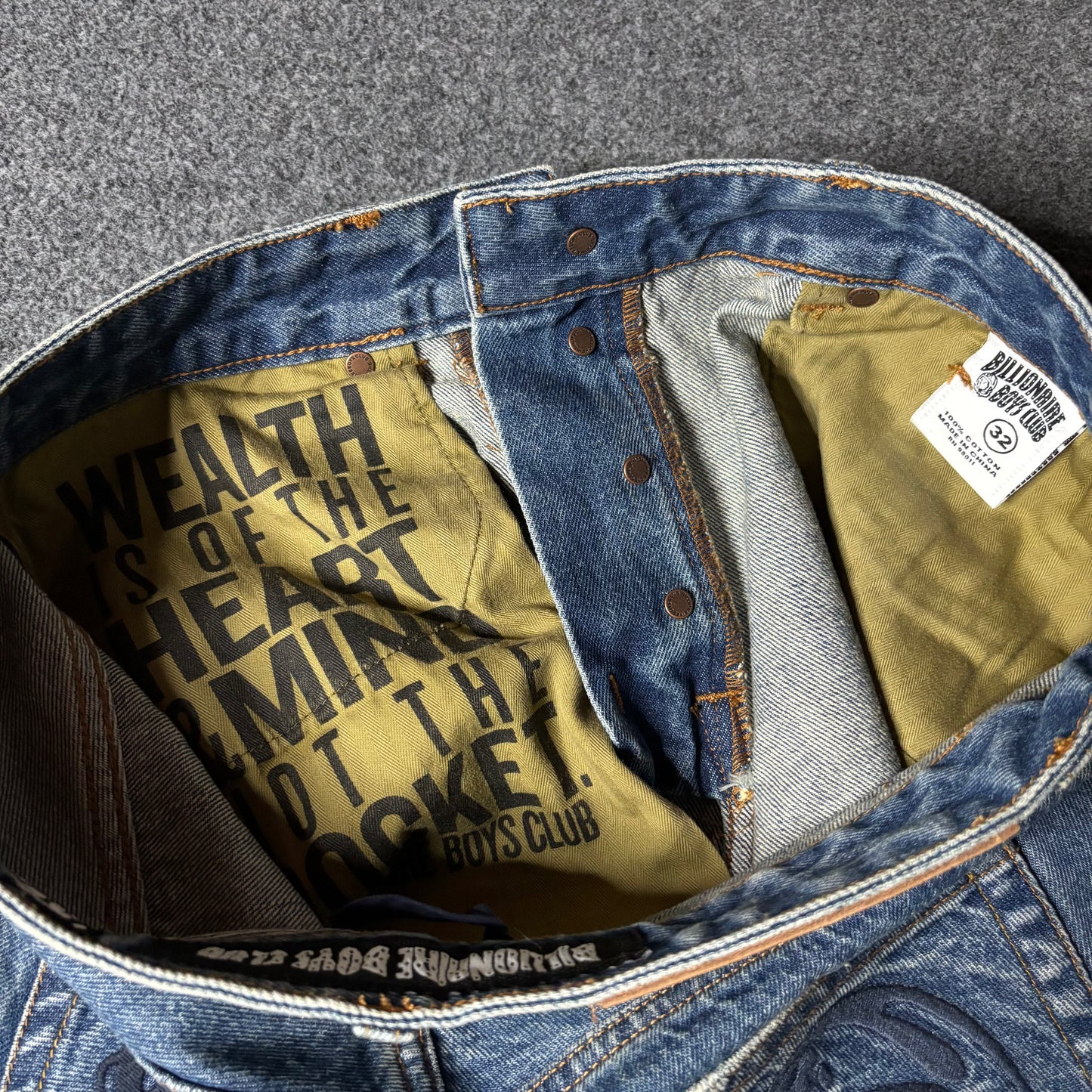 Billionaire Boys Club geo jeans astra