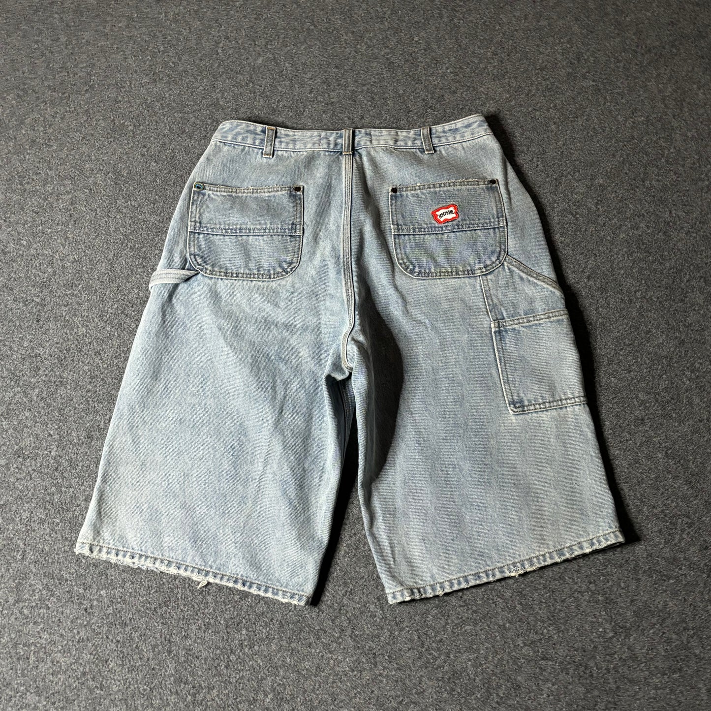 Ice Cream running dog angelo double knee denim shorts
