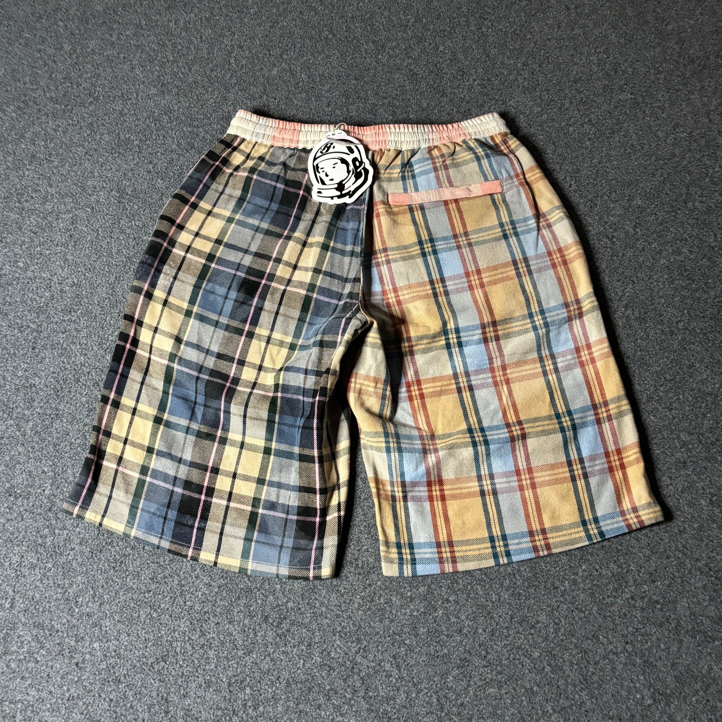 Billionaire Boys Club plaid multi color sweat shorts