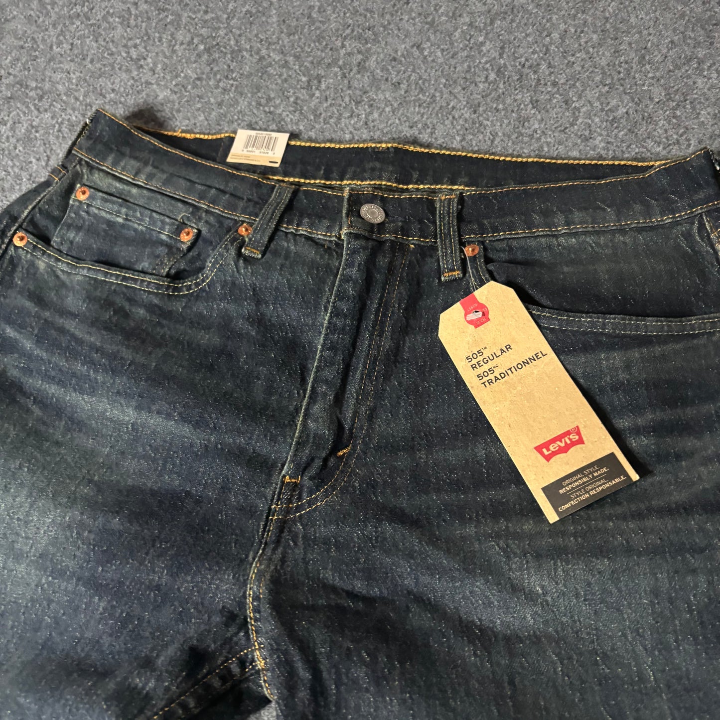 Levis 505 regular acid wash