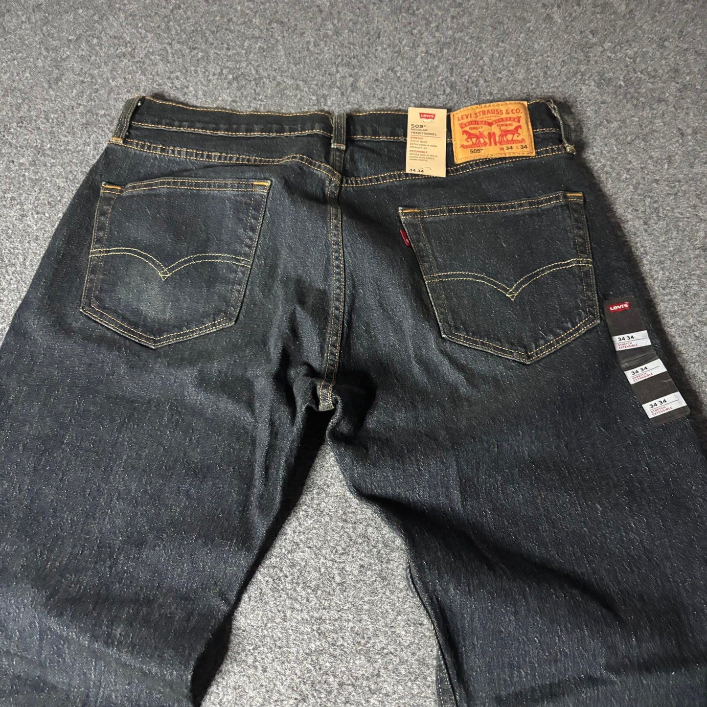 Levis 505 regular acid wash