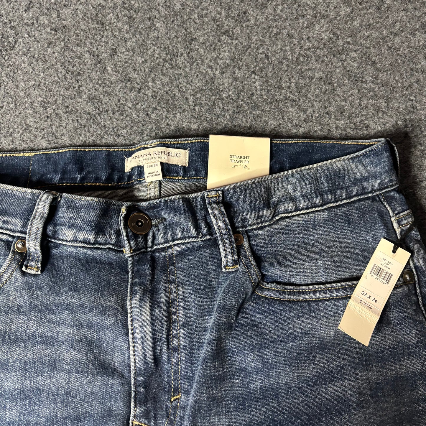 Banana Republic straight traveler jeans