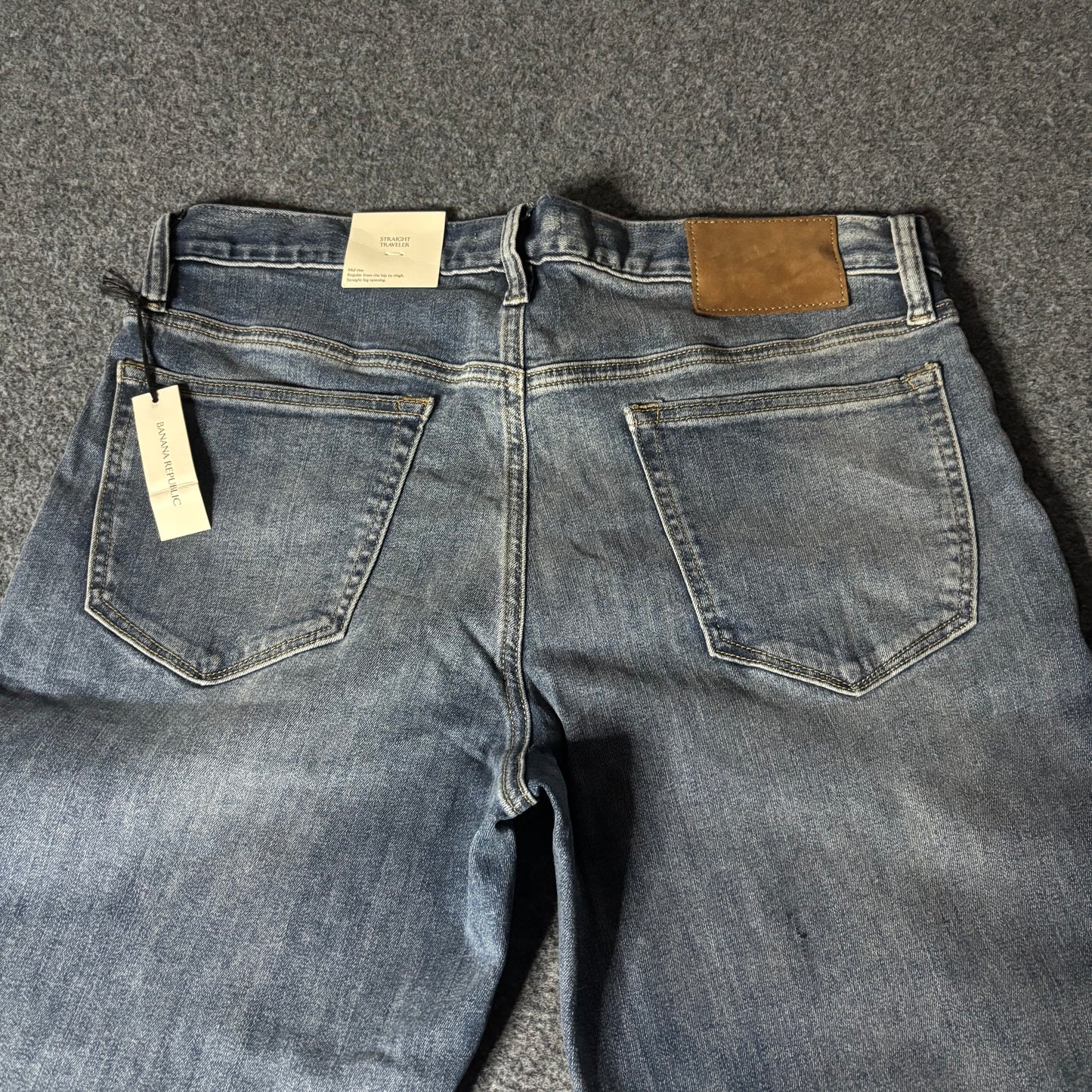 Banana Republic straight traveler jeans