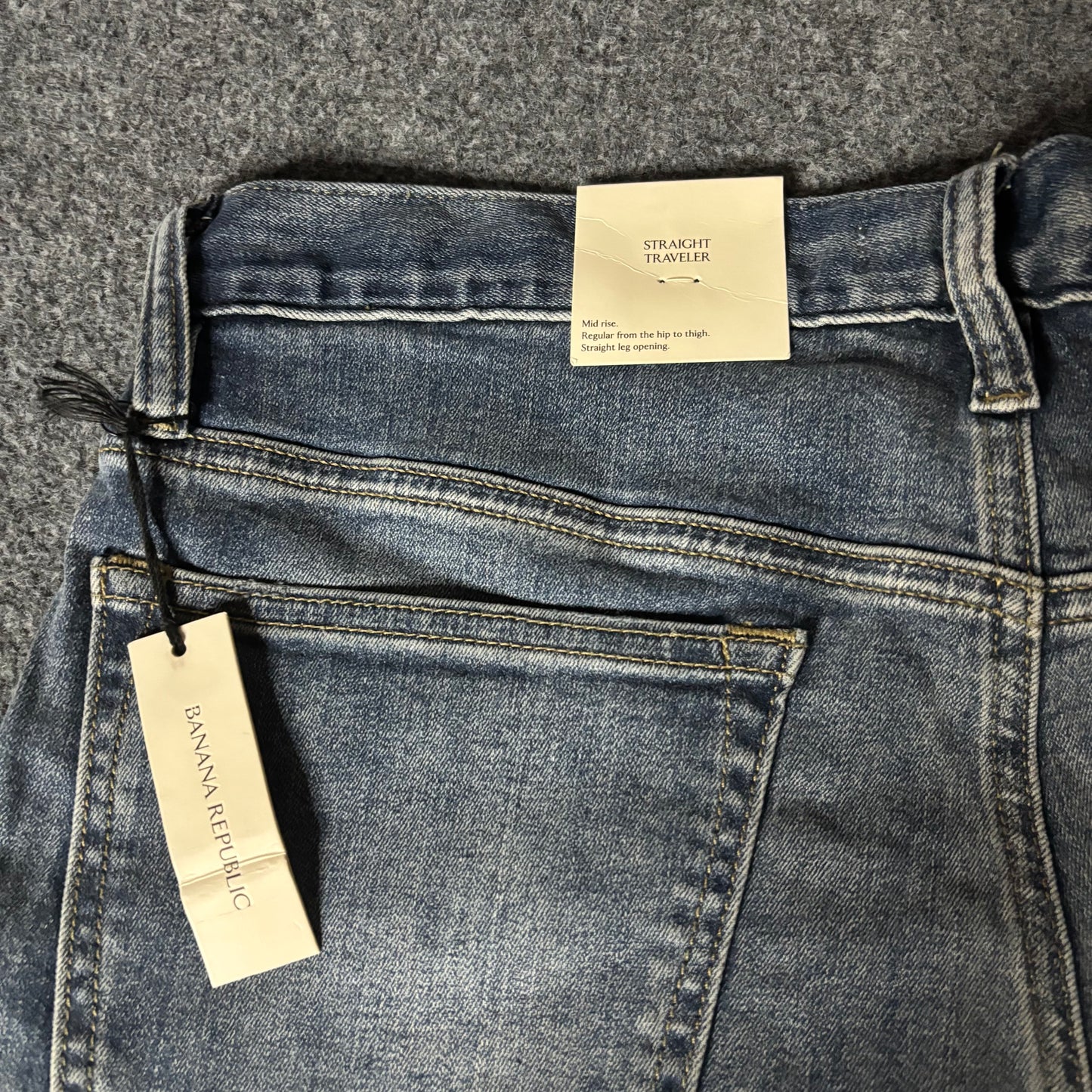 Banana Republic straight traveler jeans