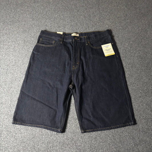 Levis baggy denim shorts indigo