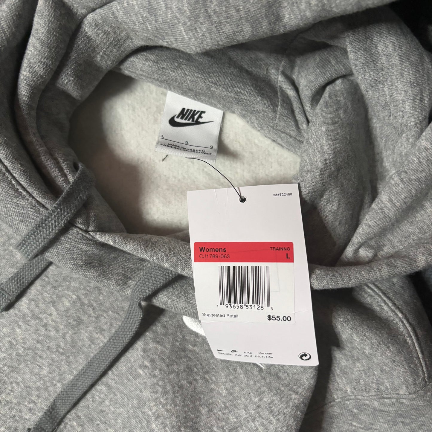 Nike hoodie grey