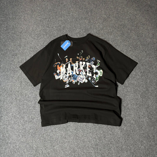 Market Studios hockey logo tee
