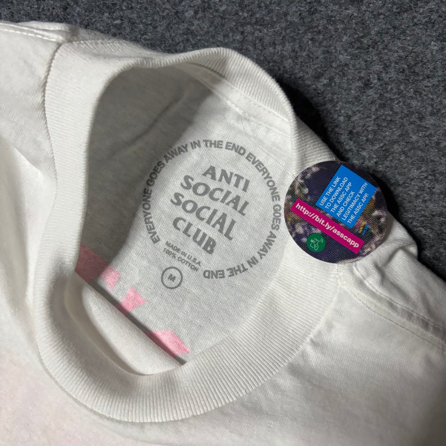 Anti Social Social Club x Faze clan white tee