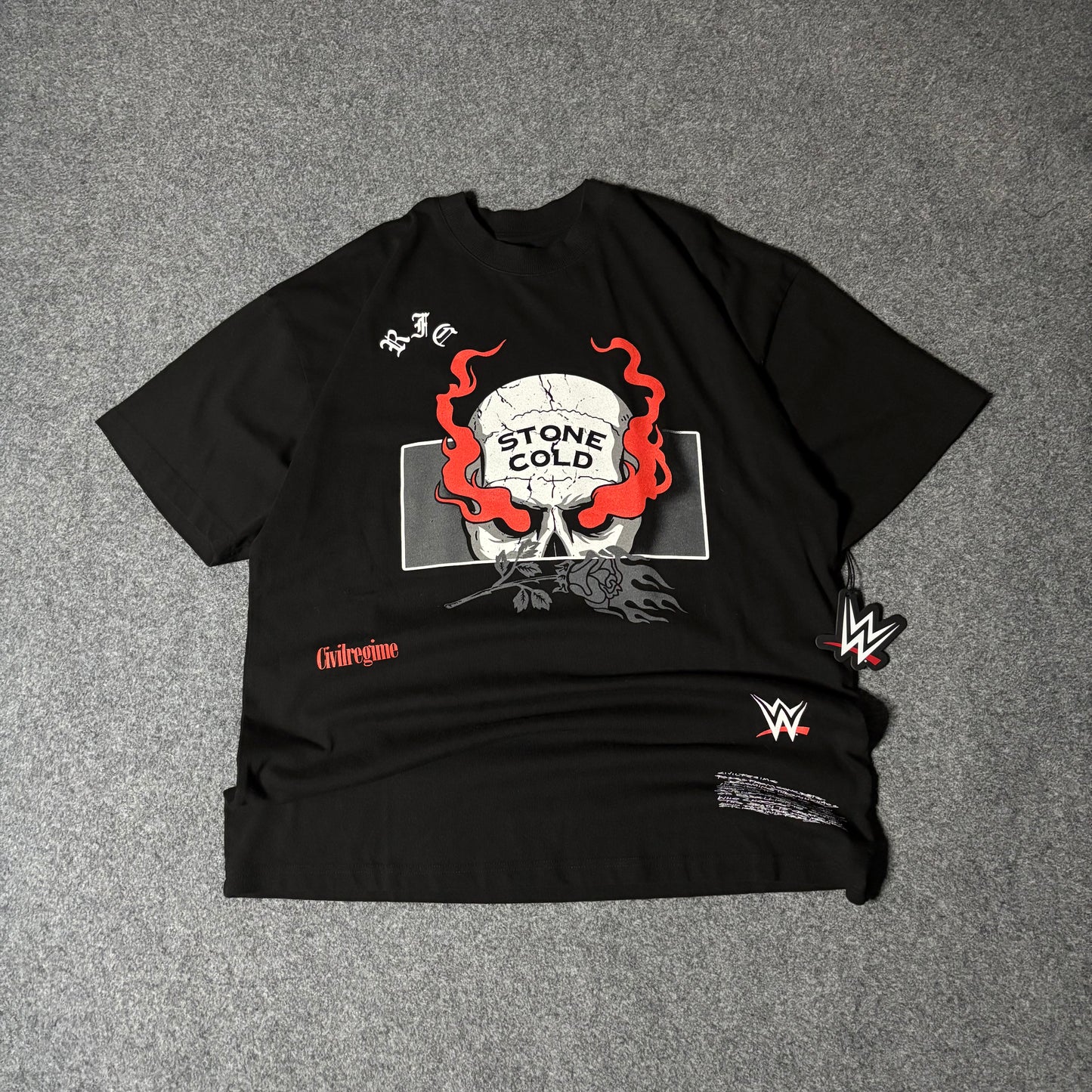 Civil Regime x WWE Stone cold tee