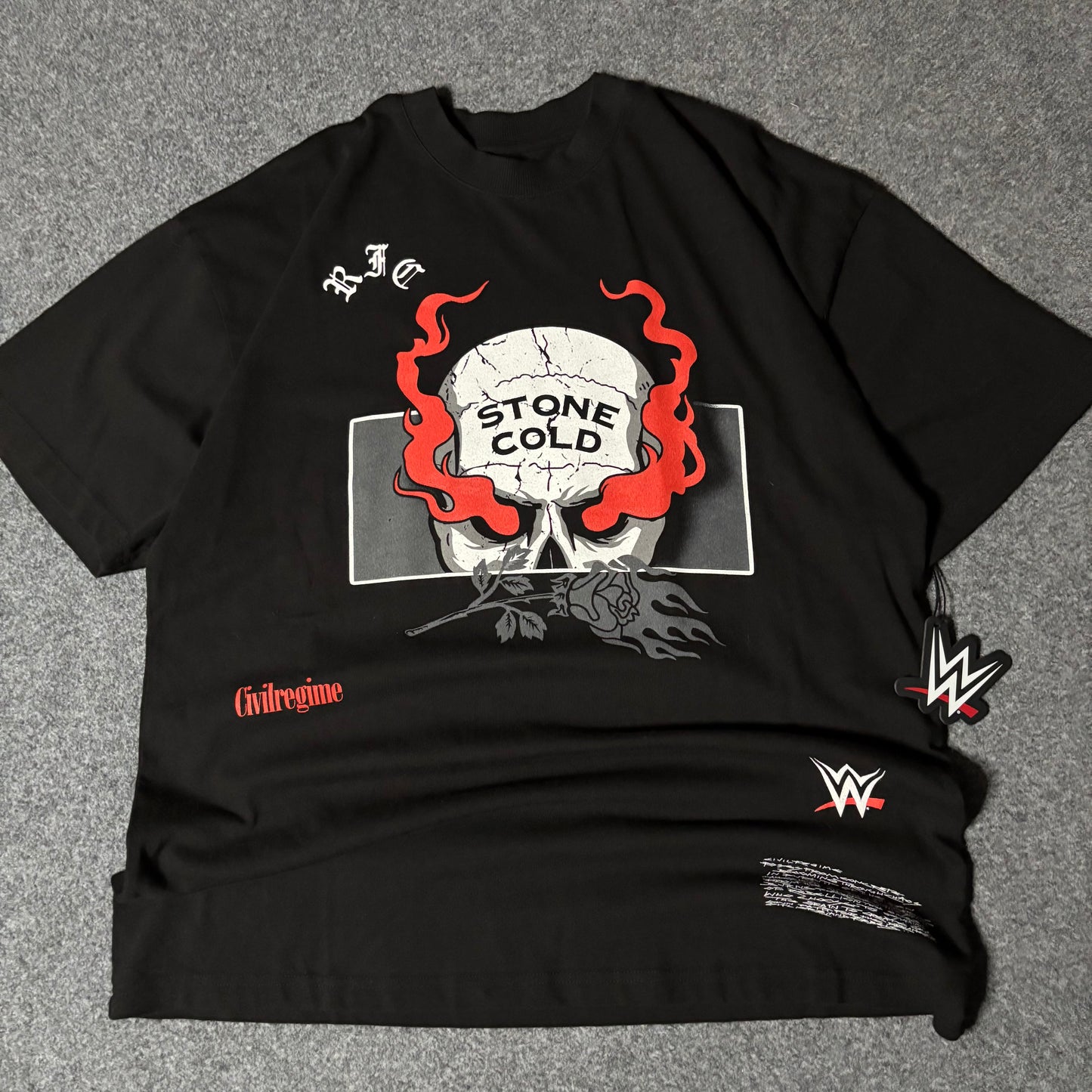 Civil Regime x WWE Stone cold tee