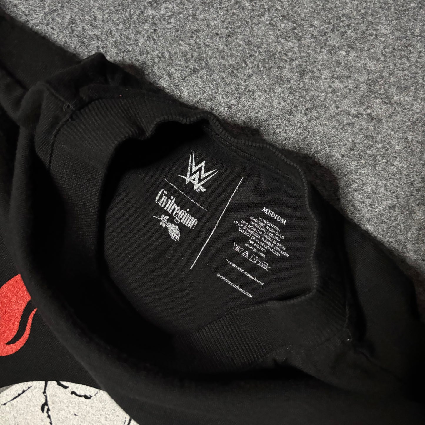 Civil Regime x WWE Stone cold tee
