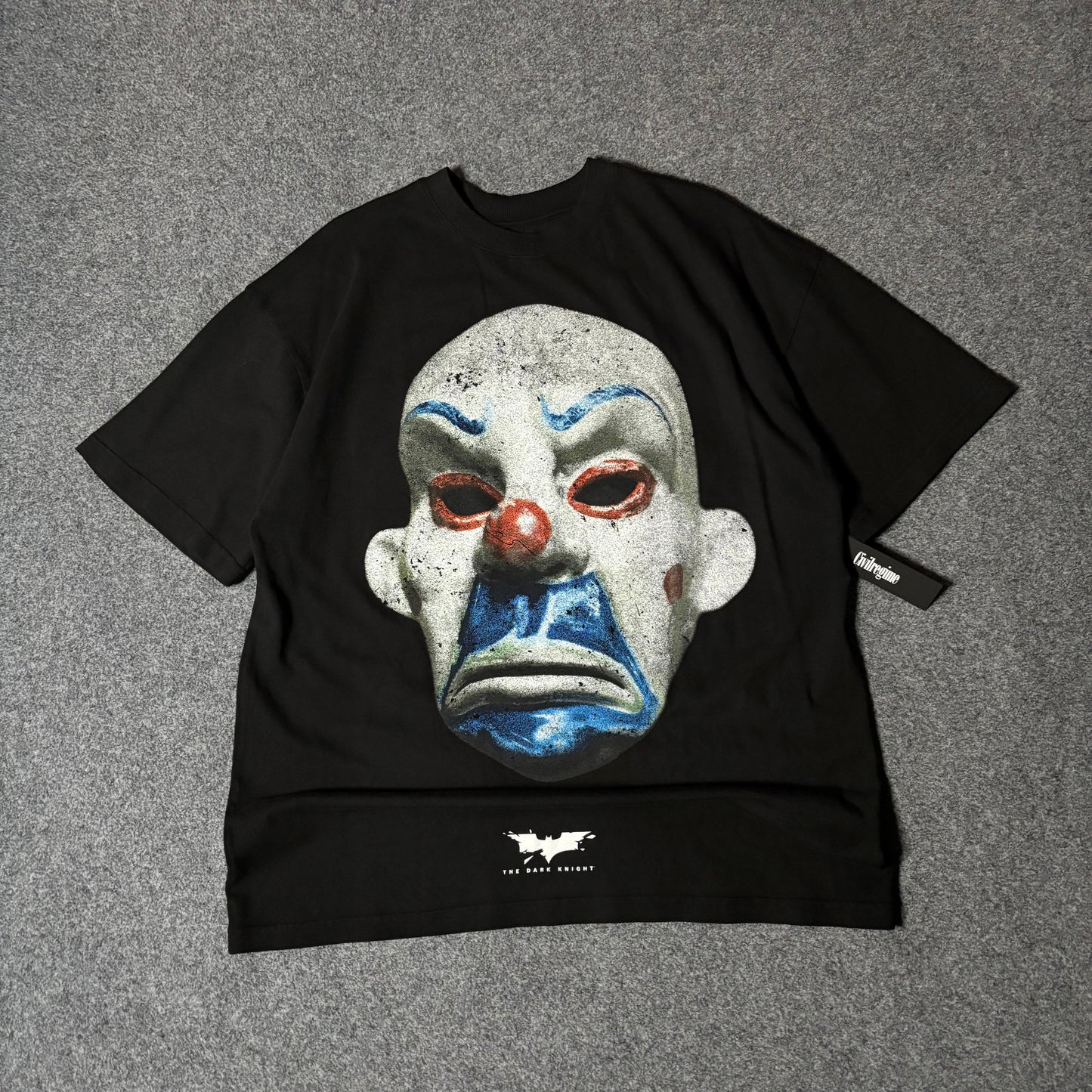Civil Regime x Batman the dark knight clown tee