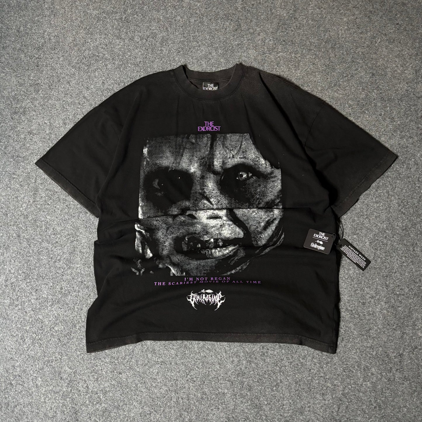 Civil Regime x The Exorcist tee
