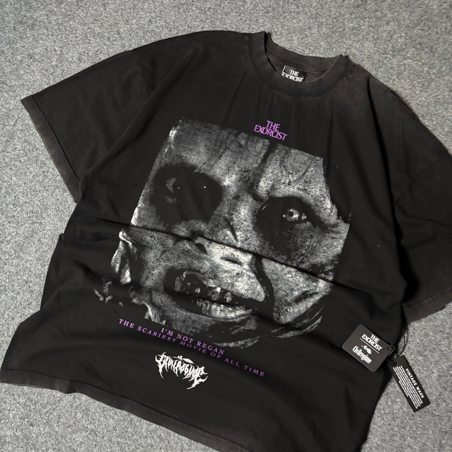 Civil Regime x The Exorcist tee