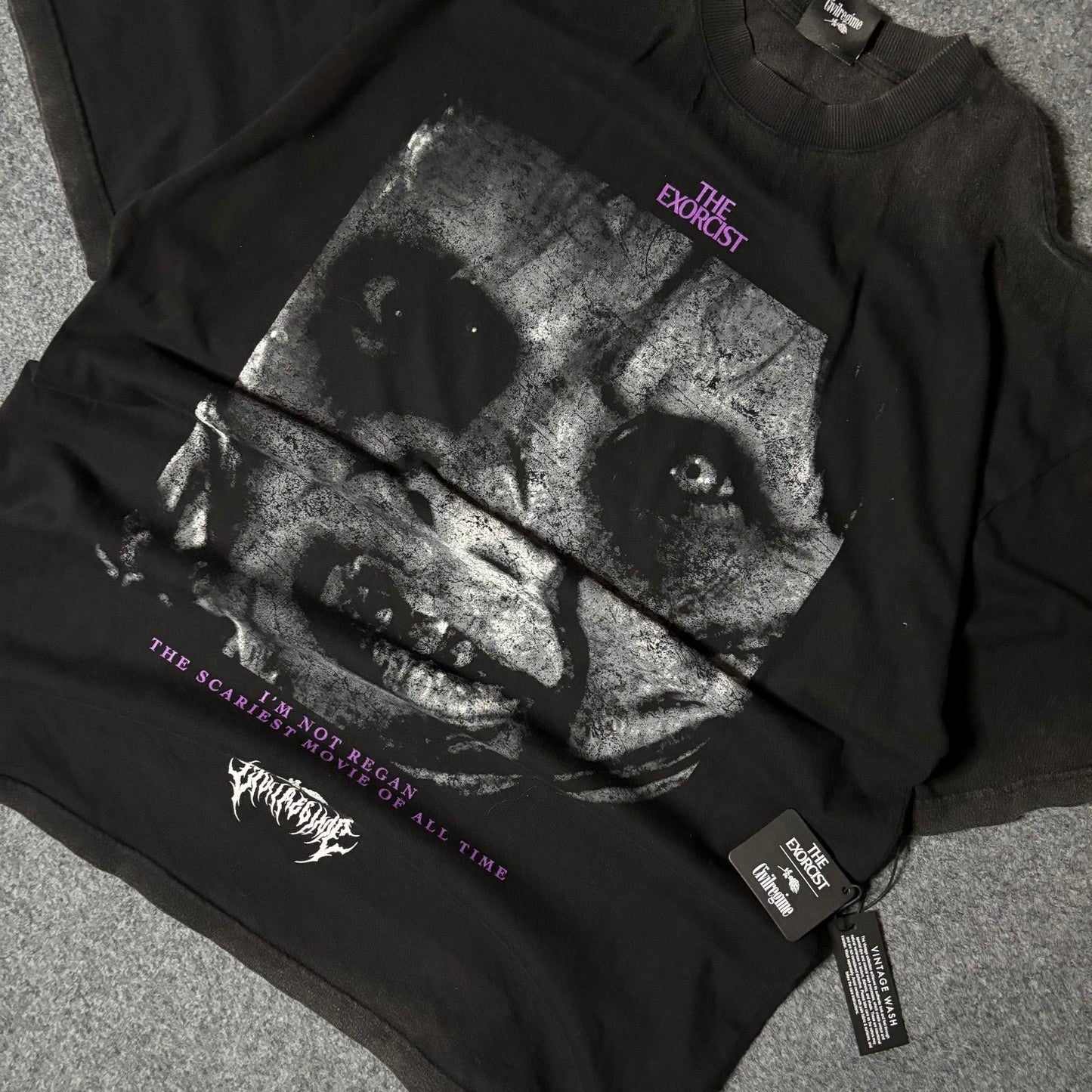 Civil Regime x The Exorcist tee