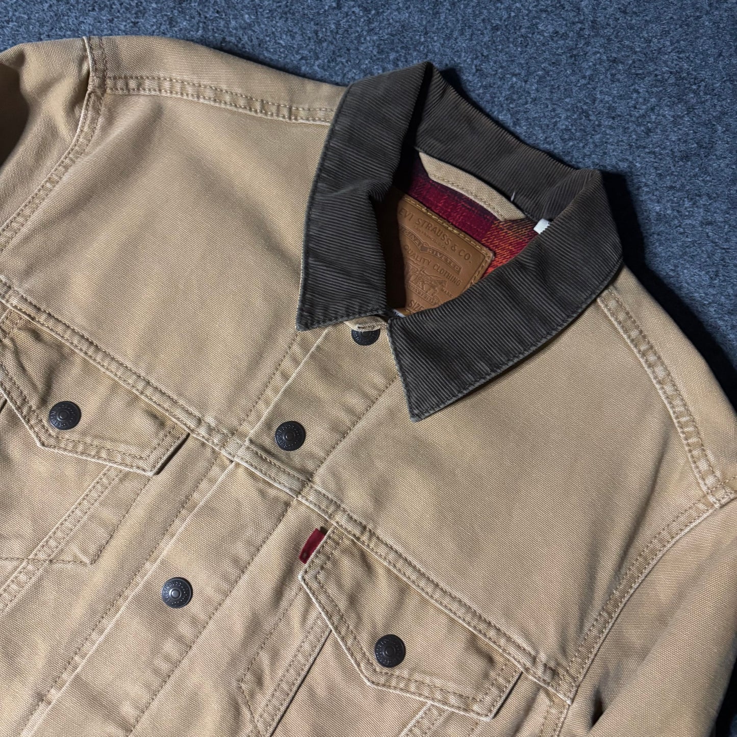 Levis premium line beige jacket